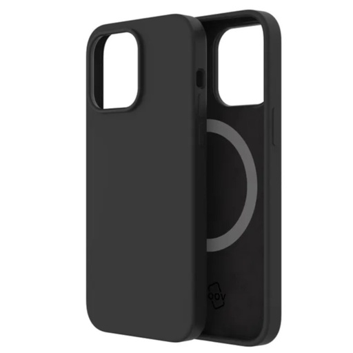 [ACC-MO-15PR31-MSLK] MOOV Soft Touch  MagSafe | iPhone 15 Pro | Black