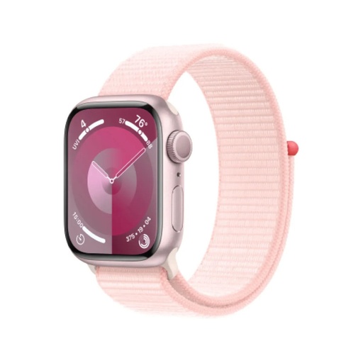 [APP-WAT-S9-MR953] Apple Watch Series 9 | 41mm Pink Aluminum | Pink Sport Loop