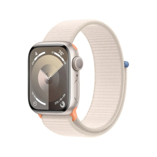 [APP-WAT-S9-MR983] Apple Watch Series 9 | 45mm Starlight Aluminum | Starlight Sport Loop