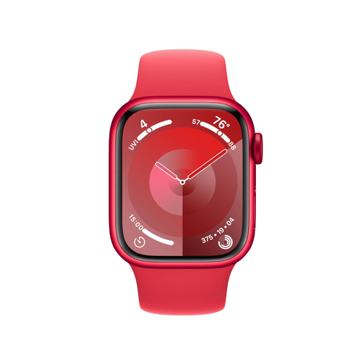 [APP-WAT-S9-MRXG3] Apple Watch Series 9 | 41mm Red Aluminum | Red Sport Band | S/M