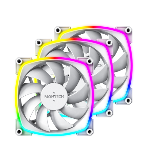 [CS-MT-AX120-3X-WH] Montech AX120 PWN | 3 in 1 | White