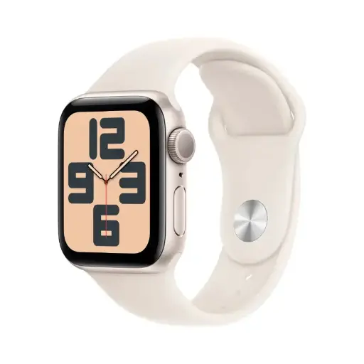 [APP-WAT-SE-MXEU3] Apple Watch Series SE | 44mm Starlight Aluminium | Starlight Sport Band | S/M
