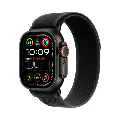[APP-WAT-ULT-MX4V3] Apple Watch Ultra 2 | 49mm Black Titanium | Black Trail Loop | M/L