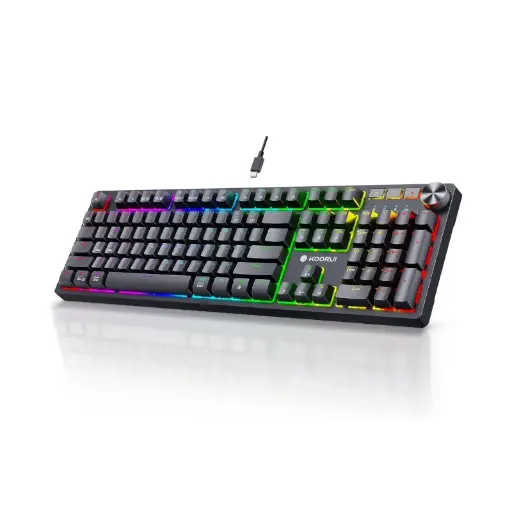 [KB-KOO-MK104-BLU] Koorui MK104 | Gaming Keyboard | MX BLUE