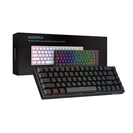[KB-KOO-MKC01-BLU-BK] Koorui MKC01 | Gaming Keyboard | MX BLUE | Black