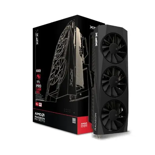 [GPU-XFX-RX-97QICKBB9] XFX Radeon RX9070 OC QuickSilver | 16GB GDDR6