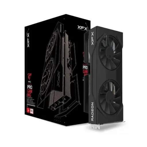 [GPU-XFX-RX-96TSW16BQ] XFX Swift Radeon RX 9060 XT OC Gaming Edition | 16GB GDDR6
