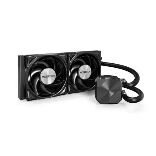 [CS-MT-HF-SIL-240-BK] Montech Hyper Flow SILENT 240 | Black