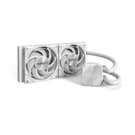 [CS-MT-HF-SIL-240-WH] Montech Hyper Flow SILENT 240 | White
