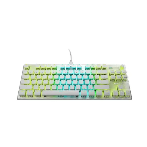 [KB-ROC-V-TKL-PRO-WH] Roccat Vulcan TKL Pro Mechanical Gaming Keyboard | Linear Red Switch | White