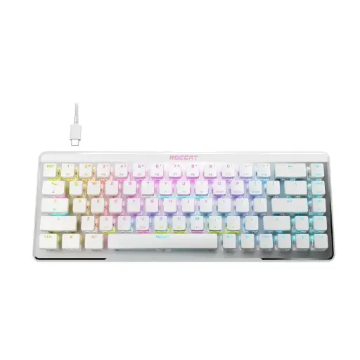 [KB-ROC-V-II-MINI] Roccat Vulcan II Mini Air Mechanical Gaming Keyboard | Linear Red Switch | White