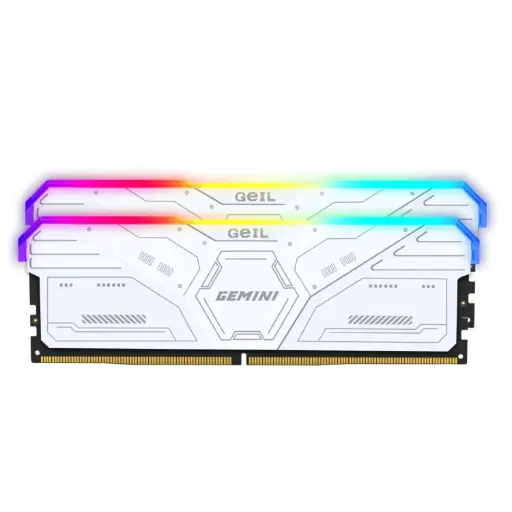 [RAM-GL-DDR5-UD-32GB-6000-GEM-WH] Geil Gemini RGB | 32GB DDR5-6000 | 2x16GB | White