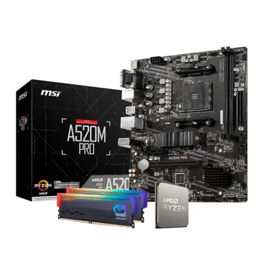 [KIT-AMD-5600GT-A520M-16GB] AMD Ryzen 5600GT | MSI A520M| 16GB RAM | Upgrade Kit