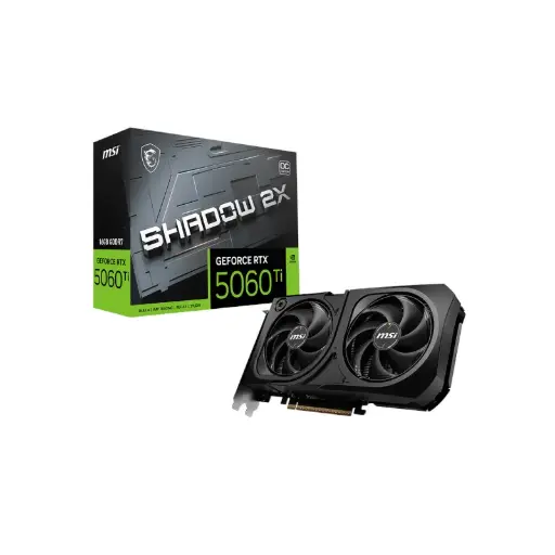 [GPU-MSI-5060-TI-SH-OC-16GB] MSI GeForce RTX 5060 Ti Shadow 2X OC | 16GB GDDR7